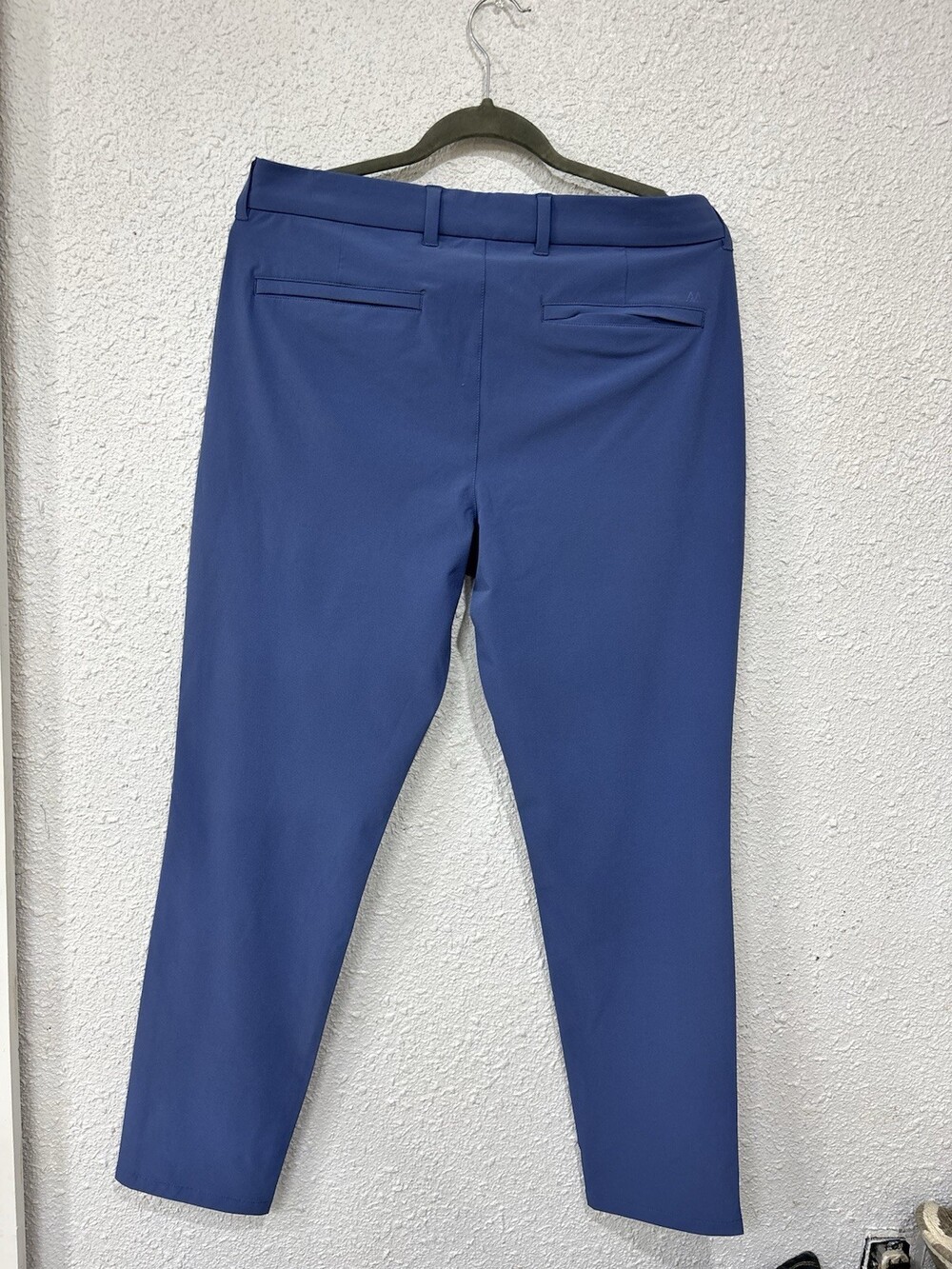 Mizzen+Main Helmsman Slim Men’s Dress Pants Blue 32W x 30L Stretch